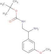 [2-Amino-2-(3-methoxy-phenyl)-ethyl]-carbamic acid tert-butyl ester