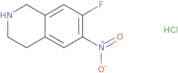 7-Fluoro-6-nitro-1,2,3,4-tetrahydroisoquinoline hydrochloride