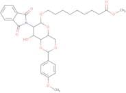 8-Methoxycarbonyloctyl 2-deoxy-4,6-O-(4-methoxybenzylidene)-2-phthalimido-b-D-glucopyranoside