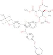 Methyl 1-(4'-tert-butyldimethylsilyl-6-hydroxyraloxifene)-2,3,4-tri-O-acetyl-b-D-glycopyranuronate