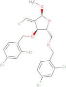 Methyl 2-deoxy-3,5-bis-O-(3,5-dichlorophenyl)-2E-(fluoromethylene)-a-D-erythro-pentofuranoside