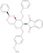 4-Methoxyphenyl 3-O-benzyl-4,6-O-benzylidene-2-deoxy-2-phthalimido-β-D-glucopyranoside