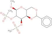 Methyl 4,6-O-benzylidene-2,3-di-O-methanesulfonyl-a-D-glucopyranoside