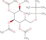Methyl 2,3,4-tri-O-acetyl-6-O-tert-butyldimethylsilyl-a-D-galactopyranoside