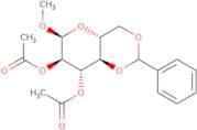 Methyl 2,3-di-O-acetyl-4,6-O-benzylidene-α-D-glucopyranoside