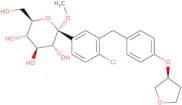Methyl 1-C-[4-chloro-3-[[4-[[(3S)-tetrahydro-3-furanyl]oxy]phenyl]methyl]phenyl]-a-D-glucopyranosi…