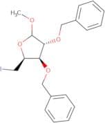 Methyl 2,3-di-O-benzyl-5-deoxy-5-iodo-D-xylofuranoside