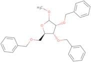 Methyl 2,3,5-tri-O-benzyl-D-ribofuranoside