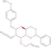 4-Methoxyphenyl 3-O-allyl-2-azido-4,6-O-benzylidene-2-deoxy-b-D-galactopyranoside
