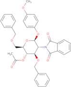 4-Methoxyphenyl 4-O-Acetyl-3,6-di-O-benzyl-2-deoxy-2-phthalimido-b-D-glucopyranoside