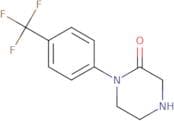 1-[4-(Trifluoromethyl)phenyl]piperazin-2-one hydrochloride