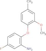 5-Fluoro-2-(2-methoxy-4-methylphenoxy)aniline