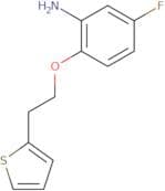5-Fluoro-2-[2-(thiophen-2-yl)ethoxy]aniline