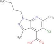 1-Butyl-5-chloro-3,6-dimethyl-1H-pyrazolo[3,4-b]pyridine-4-carboxylic acid