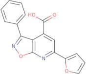 6-(Furan-2-yl)-3-phenyl-[1,2]oxazolo[5,4-b]pyridine-4-carboxylic acid