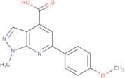 6-(4-Methoxyphenyl)-1-methyl-1H-pyrazolo[3,4-b]pyridine-4-carboxylic acid