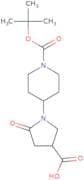 1-[1-(tert-Butoxycarbonyl)-4-piperidinyl]-5-oxo-3-pyrrolidinecarboxylic acid