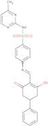 2-(((4-(((4-methylpyrimidin-2-yl)amino)sulfonyl)phenyl)amino)methylene)-5-phenylcyclohexane-1,3-di…