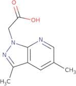 2-{3,5-Dimethyl-1H-pyrazolo[3,4-b]pyridin-1-yl}acetic acid