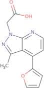 2-[4-(Furan-2-yl)-3-methyl-1H-pyrazolo[3,4-b]pyridin-1-yl]acetic acid