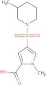 1-Methyl-4-[(3-methylpiperidin-1-yl)sulfonyl]-1H-pyrrole-2-carboxylic acid
