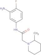 N-(3-Amino-4-fluorophenyl)-2-(2-methylpiperidin-1-yl)acetamide