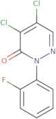 4,5-Dichloro-2-(2-fluorophenyl)-2,3-dihydropyridazin-3-one