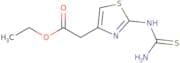 ethyl 2-(4-((aminothioxomethyl)amino)-3,5-thiazolyl)acetate