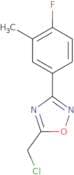 5-(Chloromethyl)-3-(4-fluoro-3-methylphenyl)-1,2,4-oxadiazole