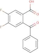 2-Benzoyl-4,5-difluorobenzoic acid