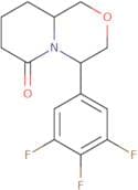 (4R,9aS)-4-(3,4,5-Trifluorophenyl)hexahydropyrido[2,1-c][1,4]oxazin-6(1H)-one