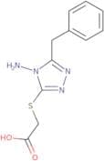 2-[(4-Amino-5-benzyl-4H-1,2,4-triazol-3-yl)sulfanyl]acetic acid