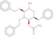 1-S-Phenyl-2-O-acetyl-3,4-di-O-benzyl-a-L-thiorhamnopyranose