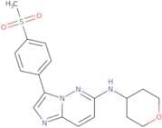 3-(4-Methanesulfonylphenyl)-N-(oxan-4-yl)imidazo[1,2-b]pyridazin-6-amine