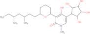 3-[6-(3,5-Dimethylheptyl)tetrahydro-2H-pyran-2-yl]-4-hydroxy-1-methyl-5-(2,3,4,5-tetrahydroxycyclo…