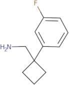 [1-(3-Fluorophenyl)cyclobutyl]methanamine