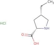 rac-(2R,4R)-4-Ethylpyrrolidine-2-carboxylic acid hydrochloride