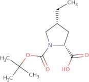 rac-(2R,4R)-1-[(tert-Butoxy)carbonyl]-4-ethylpyrrolidine-2-carboxylic acid