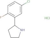2-(5-Chloro-2-fluorophenyl)pyrrolidine hydrochloride