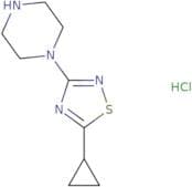 1-(5-Cyclopropyl-1,2,4-thiadiazol-3-yl)piperazine hydrochloride