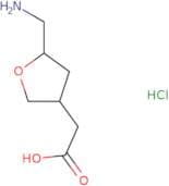 2-[5-(Aminomethyl)oxolan-3-yl]acetic acid hydrochloride