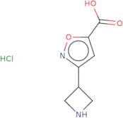 3-(Azetidin-3-yl)-1,2-oxazole-5-carboxylic acid hydrochloride