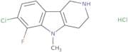 7-Chloro-6-fluoro-5-methyl-1H,2H,3H,4H,5H-pyrido[4,3-b]indole hydrochloride