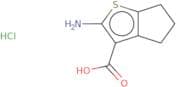2-Amino-4H,5H,6H-cyclopenta[b]thiophene-3-carboxylic acid hydrochloride