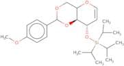 3-O-Triisopropylsilyl-4,6-O-p-methoxybenzylidene-D-glucal