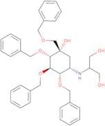 1,5,6,7-Tetra-O-benzylvoglibose