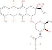 N-(Trifluoroacetyl)-1-desmethyl daunorubicin