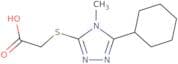 (5-Cyclohexyl-4-methyl-4H-[1,2,4]triazol-3-yl-sulfanyl)acetic acid