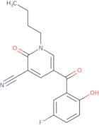 1-Butyl-5-(5-fluoro-2-hydroxybenzoyl)-2-oxo-1,2-dihydropyridine-3-carbonitrile