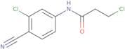 3-Chloro-N-(3-chloro-4-cyanophenyl)propanamide